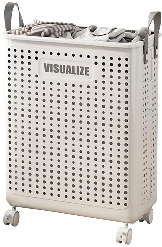Carrello per bambini con ruote, lettino portatile con ruote, apertura ventilata per giocattoli, abbigliamento e contenitori di stoccaggio.