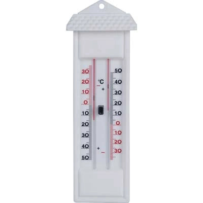 TERMOMETRO HOUSE DOMUS  PP BIANCO 40/+50  °C CM 80X230