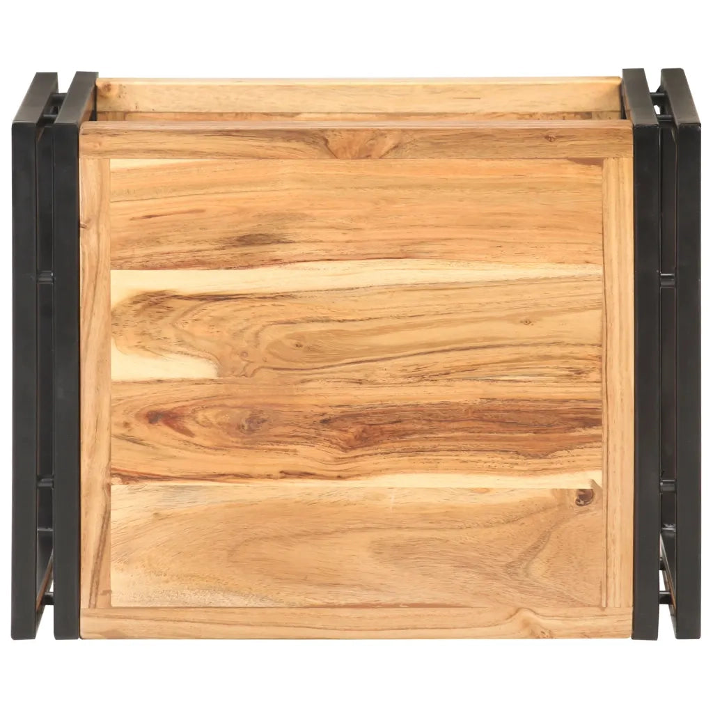 Tavolino Laterale 40x30x40 cm in Legno Massello di Acacia 320683