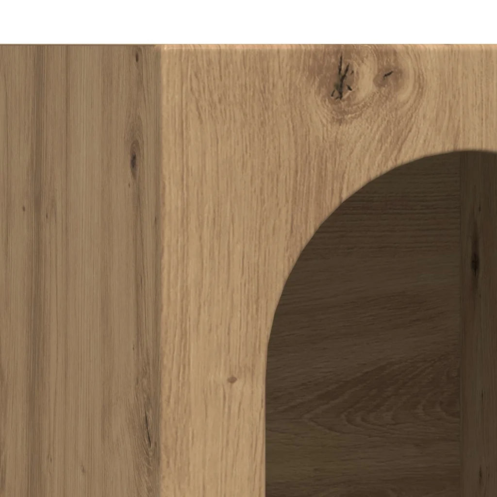 Credenza-Buffet-Armadio da cucina Rovere artigianale 59 x 35 x 80.5 cm Legno multistrato