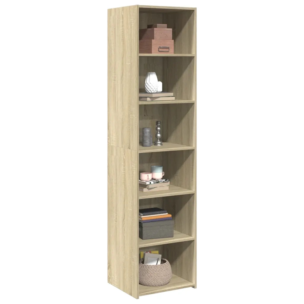 Credenza-Buffet-Armadio da cucina Rovere Sonoma 45x41x185 cm in Legno Multistrato