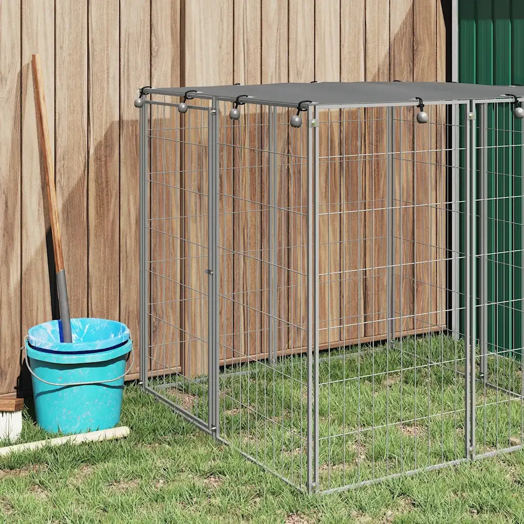 Cuccia per Cani Argento 110x110x110 cm in Acciaio CFW7085749