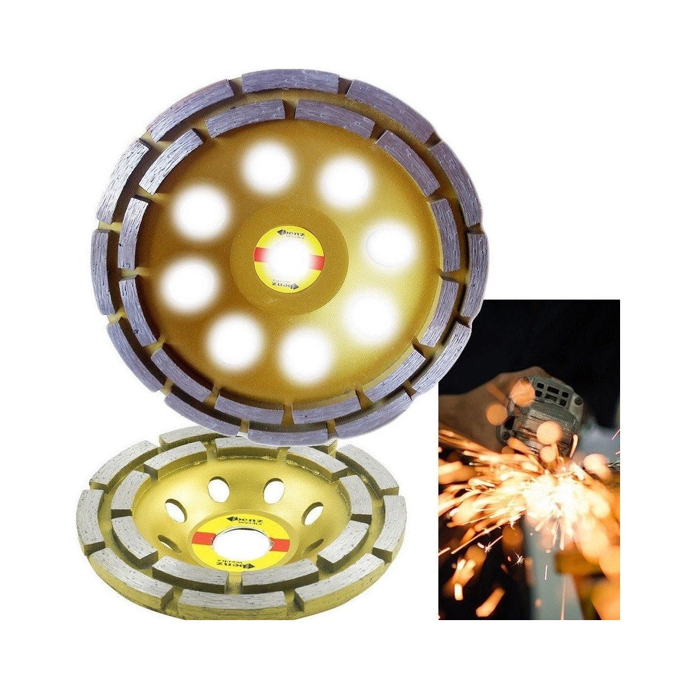 Trade Shop - Disco Diamantato Per Marmo Pietra Cemento ø18 Cm 180mm Smerigliatrice Flex Largo -