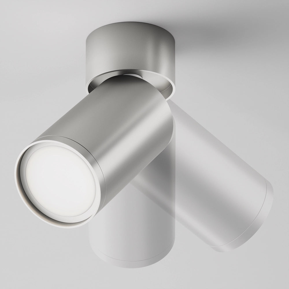 Maytoni Focus S plafoniera cilindrica argento GU10