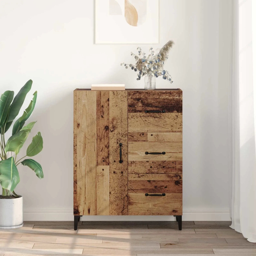 Credenza | Madia | Buffet da pranzo | Armadio da pranzo Legno vecchio 69,5 x 34 x 90 cm Legno multistrato