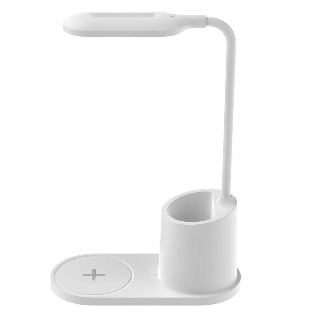 Lampada da Scrivania LED 3 Toni con Ricarica a Induzione 10W Bianco Platinet