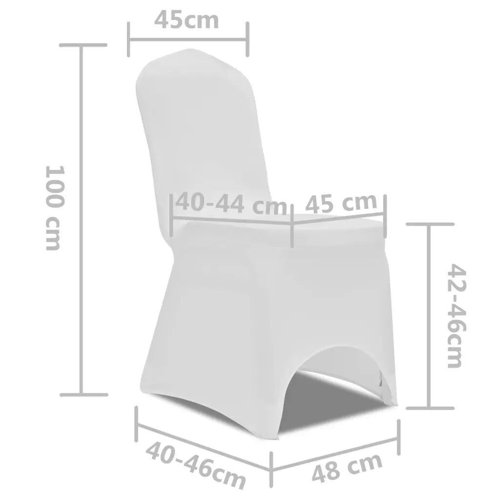 Coprisedia in Tessuto Elasticizzato Bianco Set 50 pz CFW6186830
