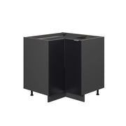 Vicco Mobile ad angolo cucina Nero a righe 80.5 cm senza piano di lavoro