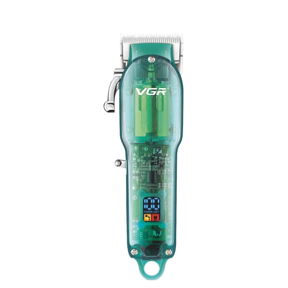 Trade Shop - Tagliacapelli Professionale Uomo Senza Fili Ricaricabile Usb Leva Conica Vgr V-660 -