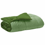 Piumone | Duvet Estivo Trapuntato Verde 140 x 200 cm Microfibra