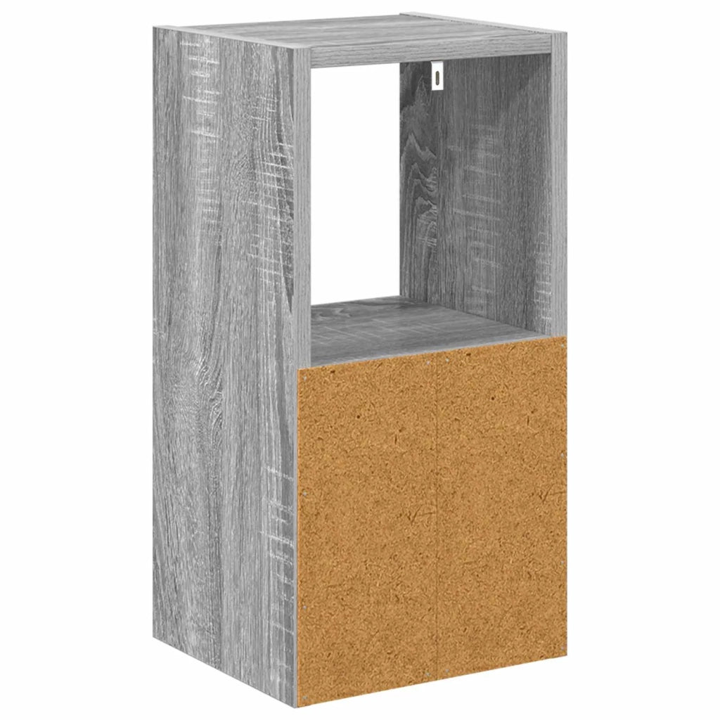 Comodino Grigio Sonoma 25,5 x 22 x 49,5 cm Legno multistrato 8000606