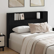 Testata con Mobile e LED Rovere Nero Legno ingegnerizzato 8006567
