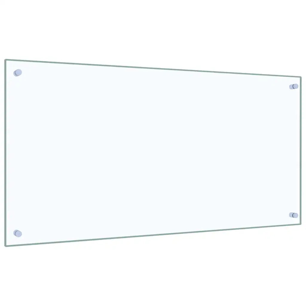 Schienale da cucina 2 pz Trasparente 100 x 50 cm CFW7476899