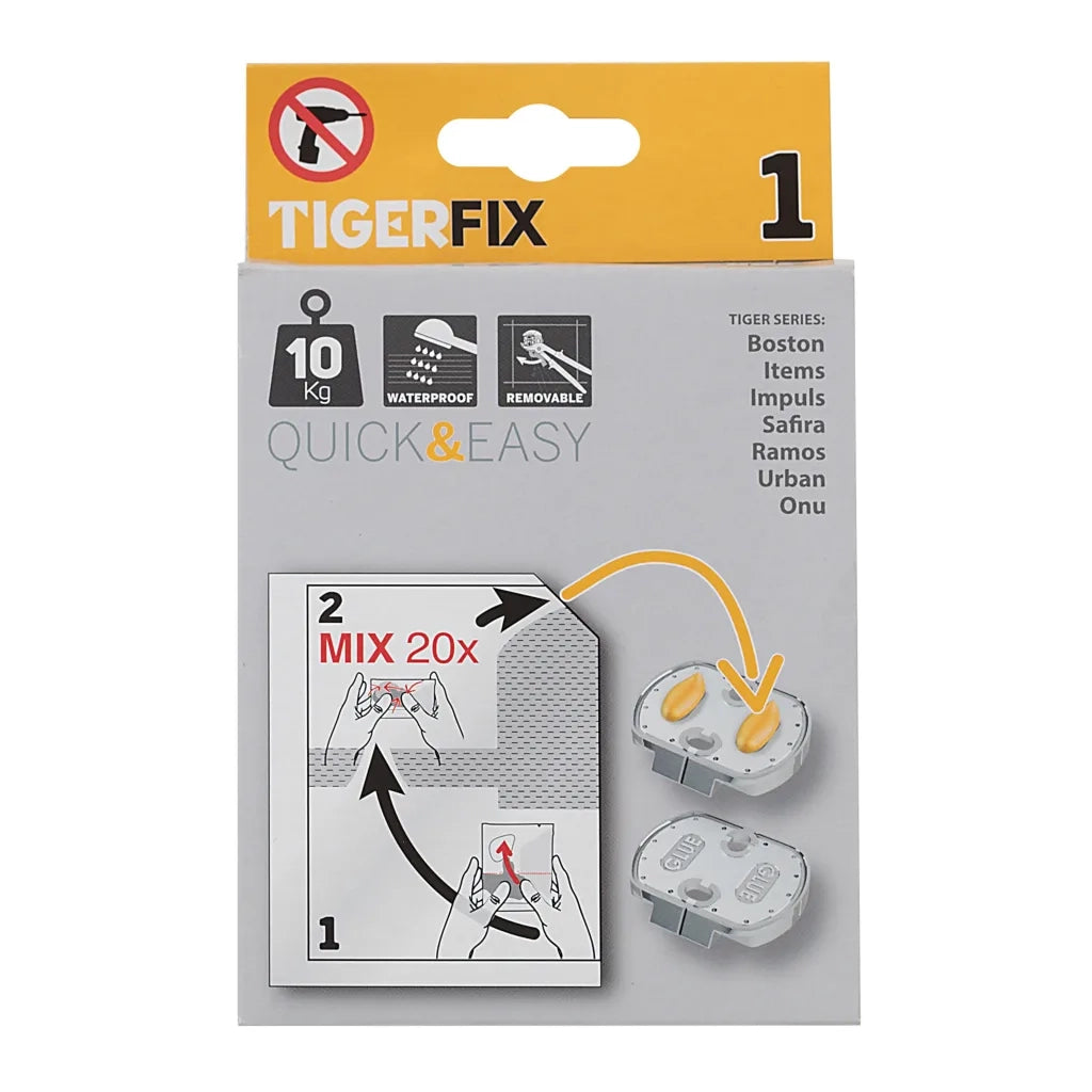 Tiger Materiale di Montaggio Fix Type 1 in Metallo 398730046 420521