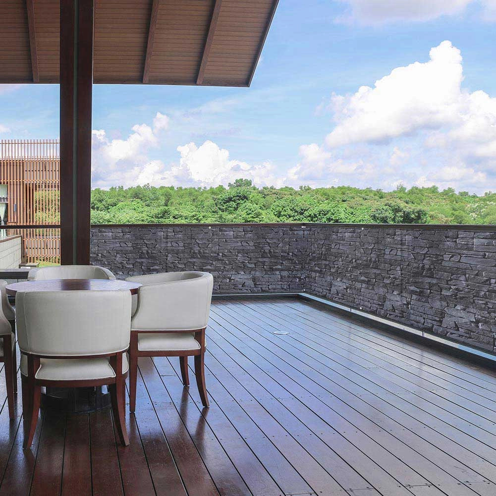 Telo Copertura Protezione 90x600cm Frangivista Frangivento per Balcone Ringhiera