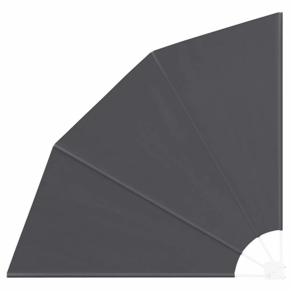 Schermo di Privacy per Balcone-Pannello per privacy 140 x 140 cm Poliestere Nero