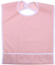 Slabbetti Acqua-Resistenti per Adulti - Protezione per Abbigliamento - PVC Lavabile - 45 x 65 cm - Design con Adesivo Magico