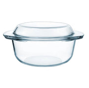 Piatto da forno 2 in 1 con coperchio – Resistentente a magnetron e forno, resistente a grafito e calore – 2,5L, teglia multifunzionale per stufati, lasagne, brownies e altro – Adatto per magnetron, forno, frigorifero e congelatore
