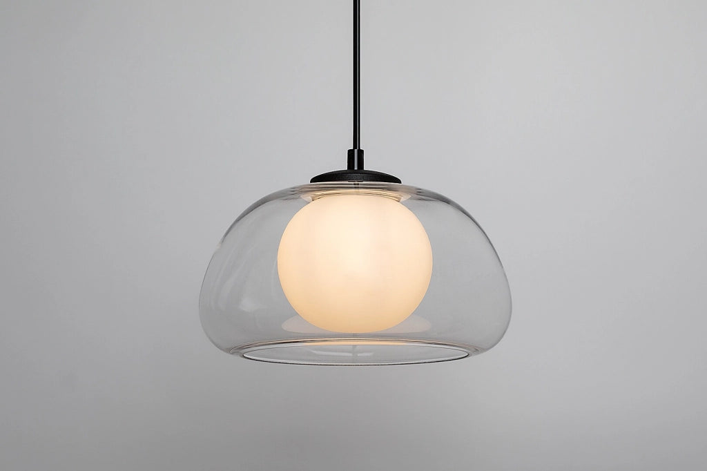 Lampada a sospensione Rabalux Elowen vetro trasparente Ø25