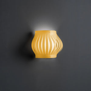 Applique Moderna Helios Polilux ® Ocra Pastello 1 Luce E27 H25Cm