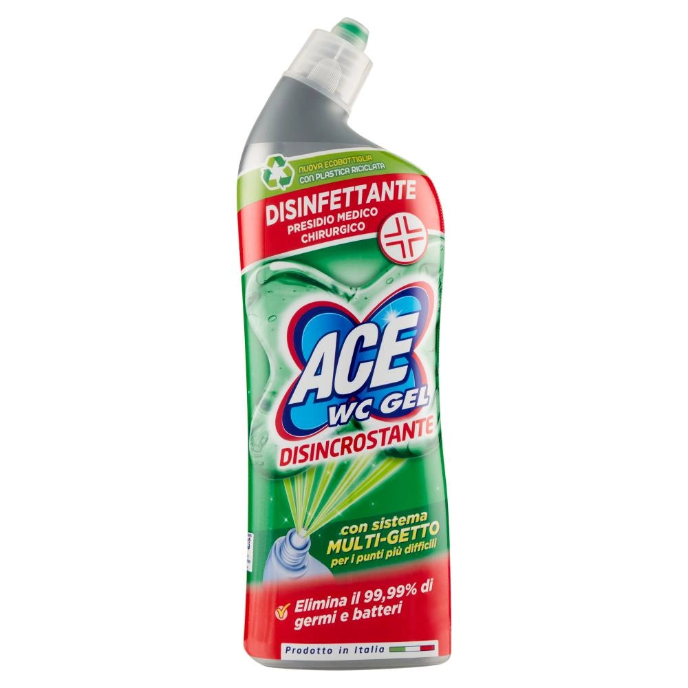 ACE WC GEL SET 2 PZ  + SCARICO DISINCROSTANTE IN FORMATO DA  700 ML L'UNO