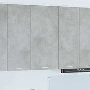 Armadio pensile Grigio Cemento e Bianco 50 x 31 x 100 cm 884349