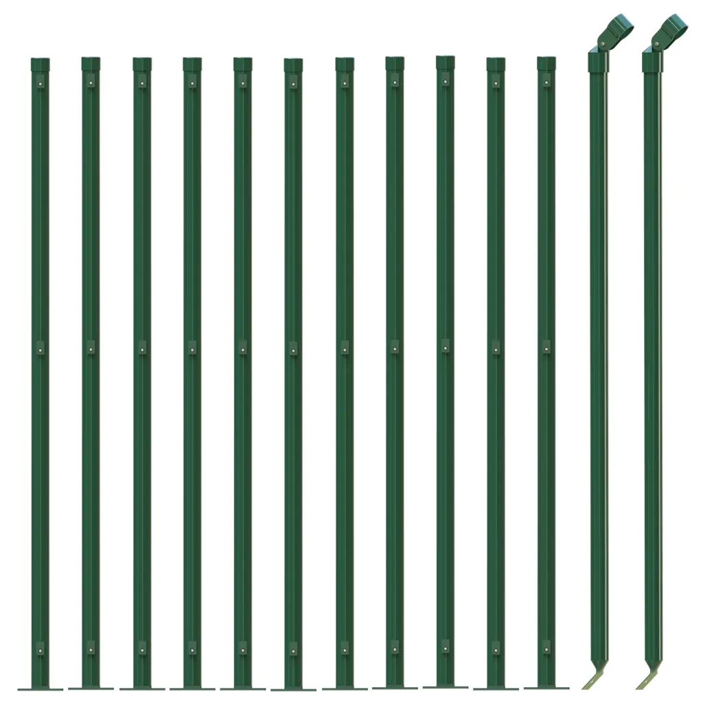 Recinzione Metallica con Flangia Verde 1x25 mcod mxl 92169
