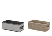 1 Pezzo Contenitore Multiuso Portatutto Organizer in TNT 14 x 28 x 11 cm 2 Colori