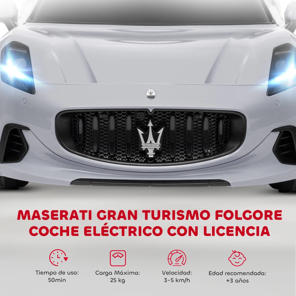 Auto Elettrica per Bambini Maserati ¨C Minimal ¨C Grigio