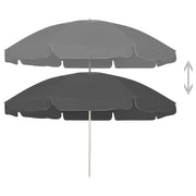 Ombrellone da Spiaggia-Ombrellone da mare Antracite 240 cm 959381