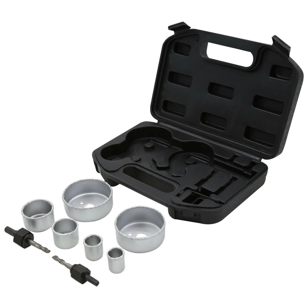 Set di 9 seghe a tazza punta per piastrelle punta per carotaggio 16_0002596