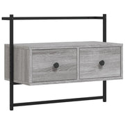 Mobile TV a Muro | Armadietto TV | Mobile Porta TV Grigio Sonoma 60,5x30x51 cm Legno Multistrato