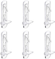 Supporto per tavole in plastica spesso - 30 pezzi - chiusura automatica - viti per tavole per armadi - supporto per mobili - adatto per tavole di 16mm - viti per tavole