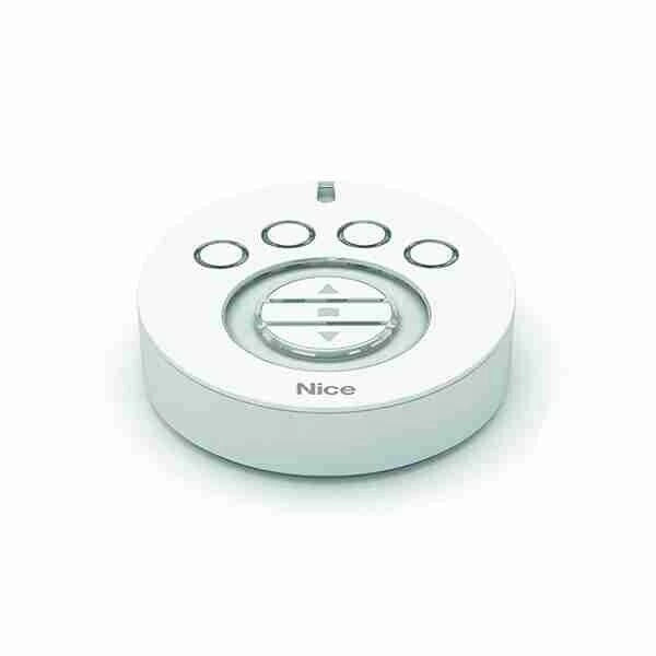 TRASMETTITORE PORTATILE COMANDO LUCI E CARICHI ELETTRICI BIANCO NICE AGIO AG4BW