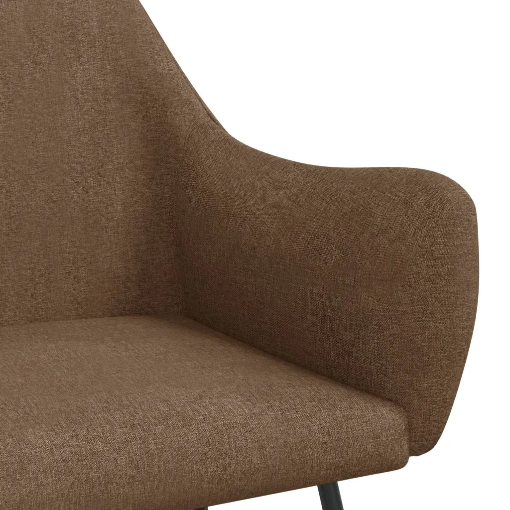 Sedia a Dondolo Marrone in Tessuto cod mxl 33835