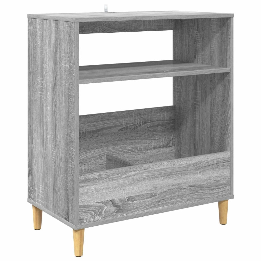 Supporto per giradischi Sonoma grigio 71 x 39,5 x 83 cm 8012895