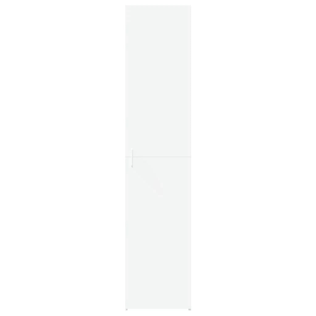 Buffet credenza cassettiera mobiletto mobile contenitore organizer cucina soggiorno salotto alto 40 x 42,5 x 185 cm legno ingegnerizzato bianco 02_0032451