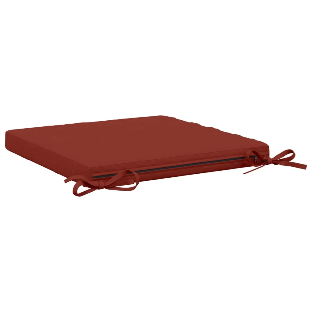 Cuscini per Sedia in 4 Pezzi SOEST 4 pz 100% Poliestere Rosso 944361