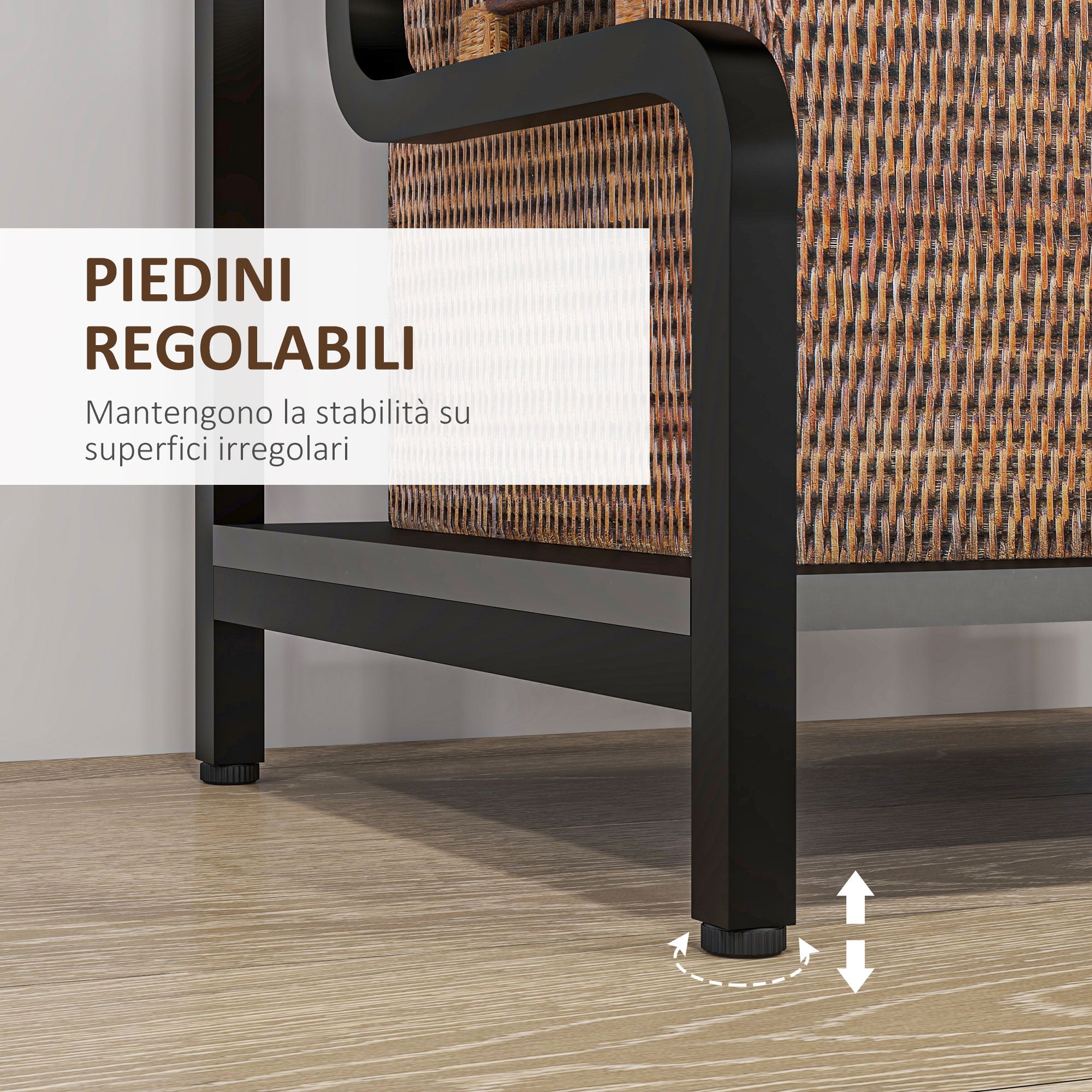 Supporto per Stampante Industriale 55x40x77 cm a 3 Livelli in Metallo e Truciolato Nero