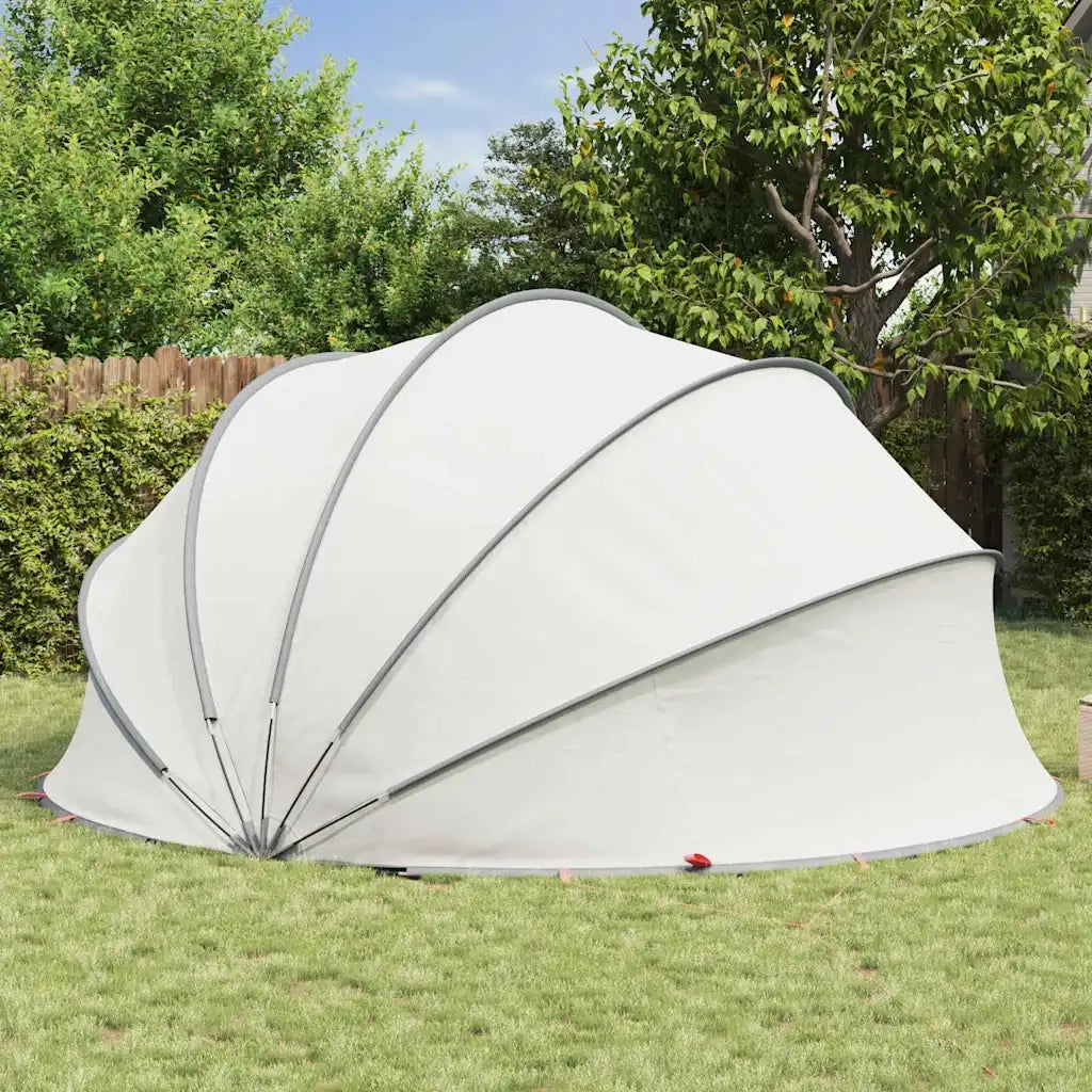 Dome Piscina Grigio e arancione 472 x 460 x 229 cm