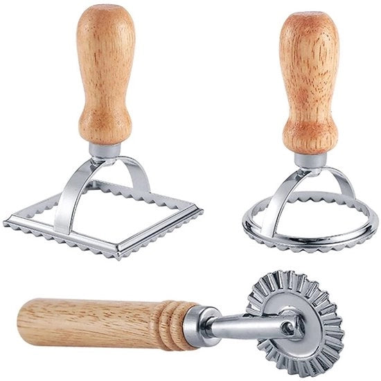 Impastatrice di Ravioli con Stampa e Ruote - Set Completo per Pasta Fatta in Casa Perfetta