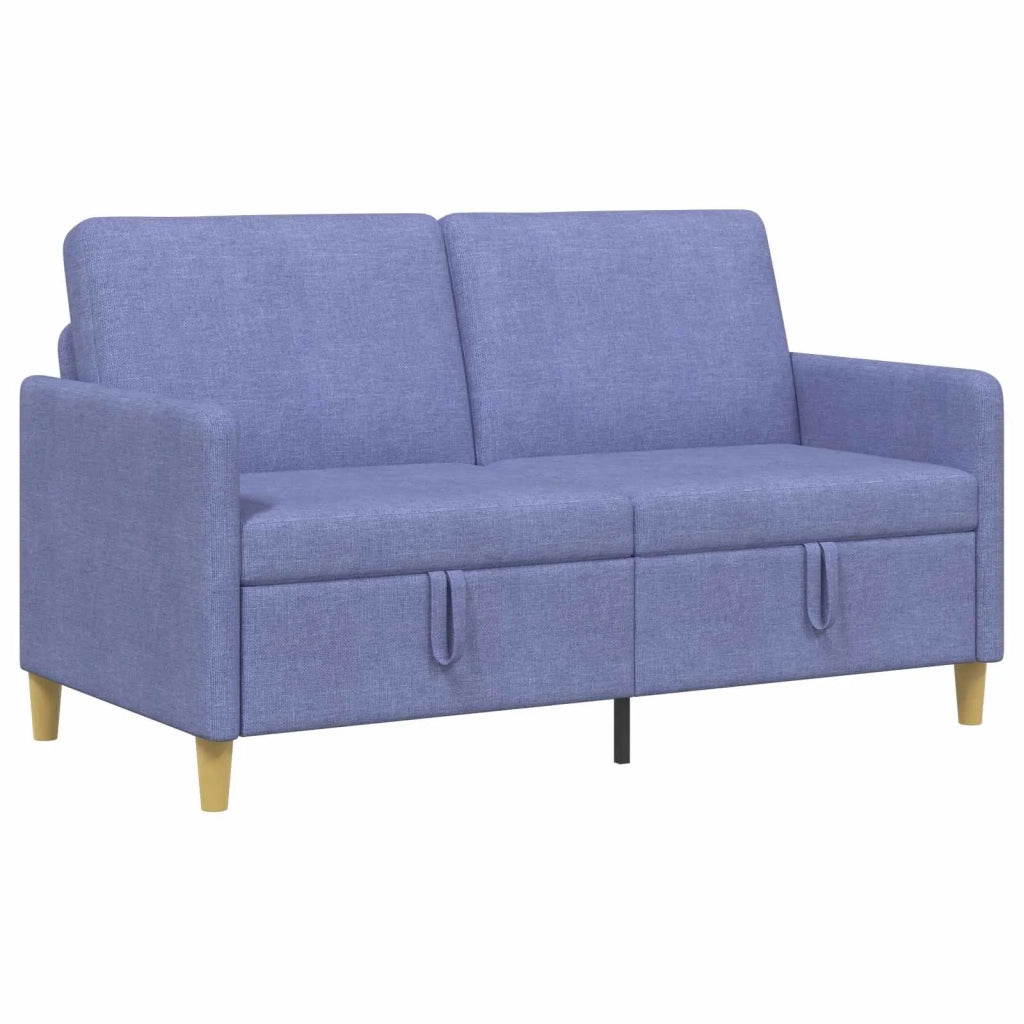 Divano con Storage Blu jeans 152 x 78 x 87 cm Poliestere 42036932