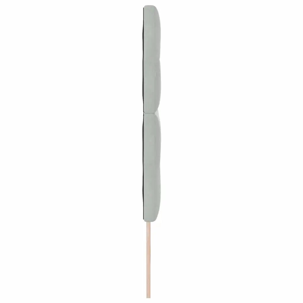 Testiera | Testata Grigio chiaro 160 cm Velluto