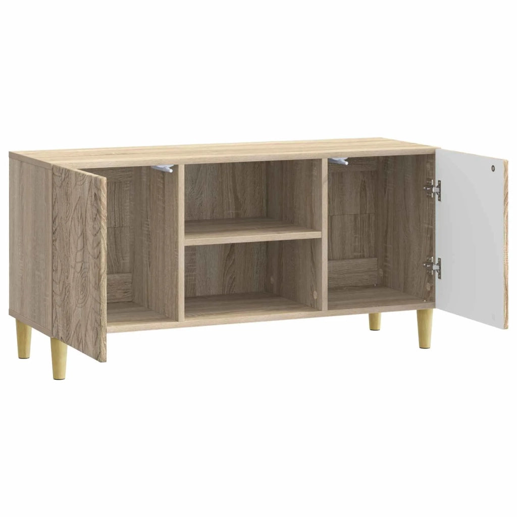 Mobile TV 102 x 34,5 x 50 cm Rovere Sonoma Legno ingegnerizzato