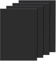 Pavimento antiscivolo in silicone nero 30 x 21 cm 4 pezzi 1 mm spesso A4 - imballaggi DIY per livellare spigoli e paraurti