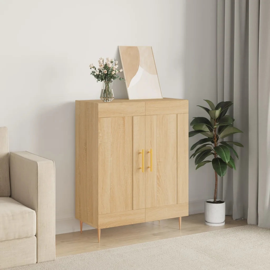 Credenza-Buffet-Armadio da cucina Rovere Sonoma 69,5x34x90 cm in Legno Multistrato 308318