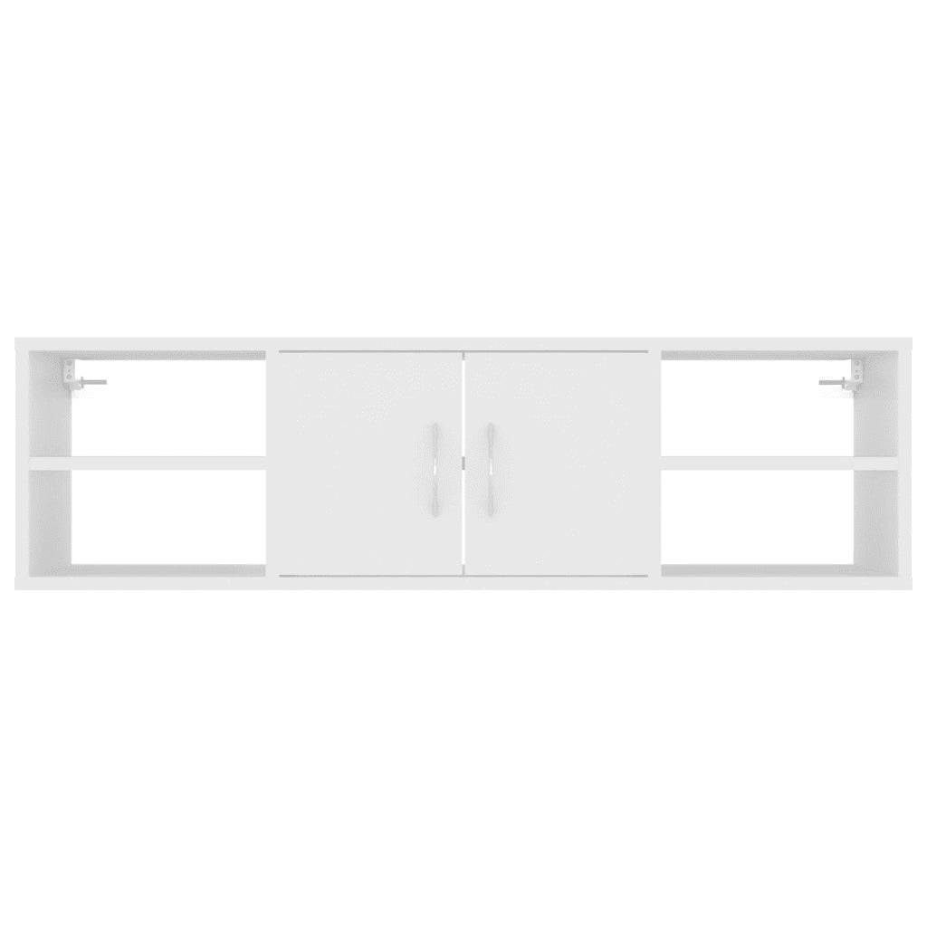 Scaffale a parete | Ripiano a parete | Mensola a parete Bianco 102x30x29 cm in Legno Multistrato