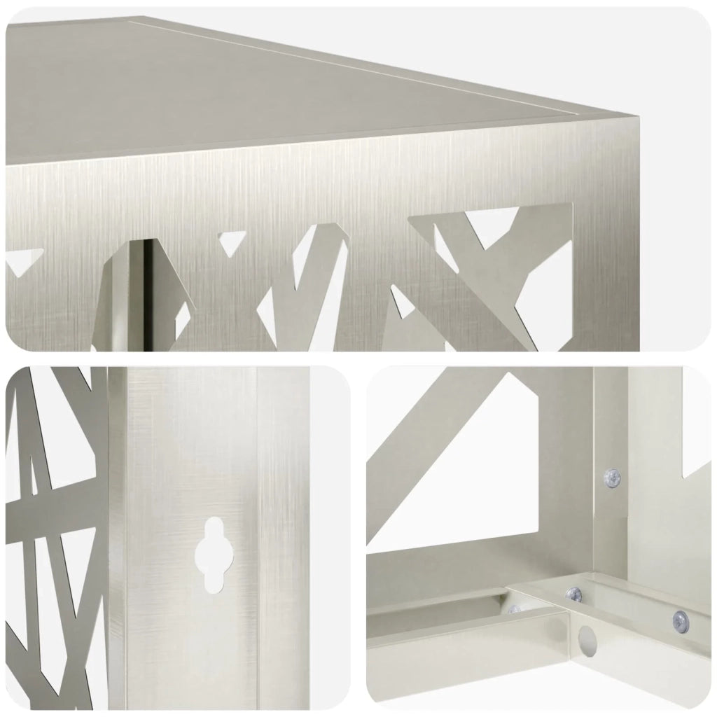Copertura per condizionatore d'aria Argento 110 x 50 x 80 cm 8014168