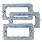 Kit supporto 4 posti per placche compatibile con bticino matix *** numero pezzi 3, confezione 1
