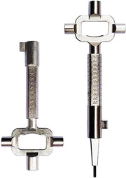 Chiave a Serraggio Universale - 2 Stuhi - Chiave a Serraggio per Architetti - Chiave a Serraggio per Schiaccianoci - Chiave a Inserimento Cilindri - Chiave a Zinghera, 20 cm/14 cm